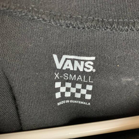 VANS Off the Wall Embroidered Cropped Tee Shirt Womens Sz XS - Picture 4 of 5